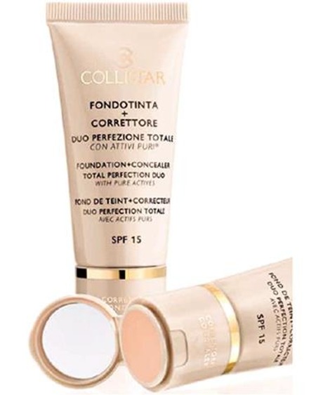 COLLISTAR_Fondation + Concealer SPF15 podkład i korektor do twarzy 3.1 30ml