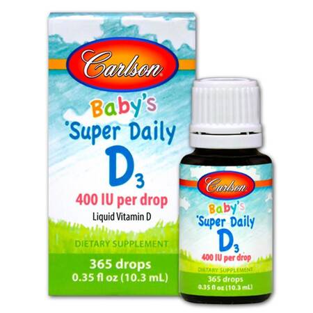 Carlson Labs Baby&#039;s Super Daily D3 400i 10ml