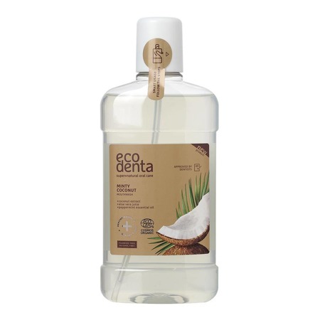 Certified Organic Minty Coconut Mouthwash płyn do płukania jamy ustnej miętowo - kokosowy 500ml