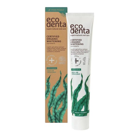 Certified Organic Whitening Toothpaste wybielająca pasta do zębów ze spiruliną 75ml