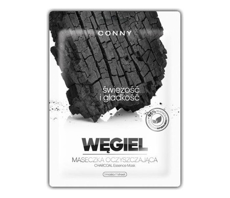 Charcoal Essence Mask oczyszczająca maseczka w płachcie Węgiel Drzewny 23g