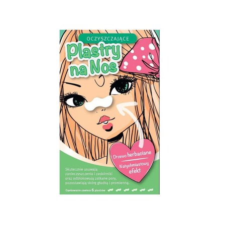 Cleansing Nose Strips oczyszczające plastry na nos Drzewo Herbaciane 6szt