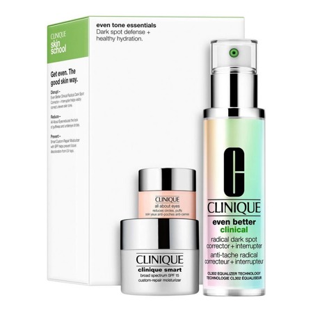 Clinique Even Tone Essentials All About Eyes 5ml + Clinique Smart Broad Spectrum SPF15 15ml + Even Better Clinical 50ml
