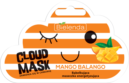 Cloud Mask bąbelkująca maseczka nawilżająca Mango Balango 6g