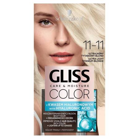 Color Care & Moisture farba do włosów trwała 11-11 Ultrajasny Tytanowy Blond