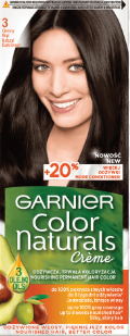 Color Naturals farba do włosów 3 Ciemny brąz 1szt