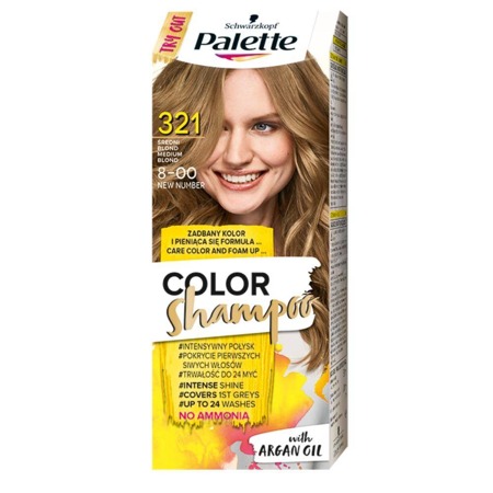 Color Shampoo szampon koloryzujący do 24 myć 321 Średni Blond