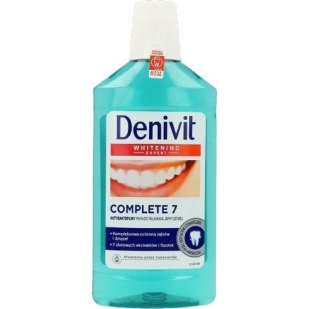 Complete 7 Antibacterial Mouthwash płyn do płukania jamy ustnej Whitening 500ml