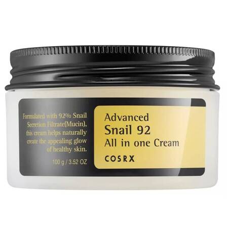 Cosrx Advanced Snail 92 All In One Cream krem do twarzy ze śluzem ślimaka 100ml