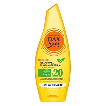 DAX Relaksująca emulsja ochronna z herbatą matcha SPF20 175ml