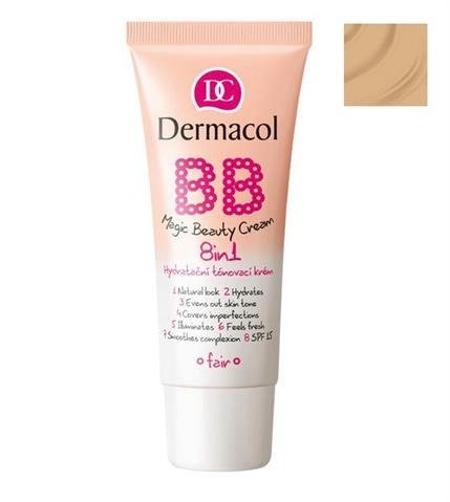 DERMACOL BB Magic Beauty Cream 8in1 nawilżający krem BB Fair SPF15 30ml