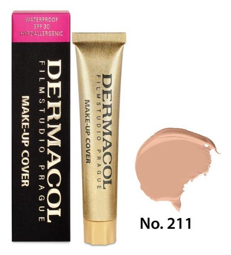 DERMACOL Make-Up Cover wodoodporny podkład mocno kryjący 211 SPF30 30g