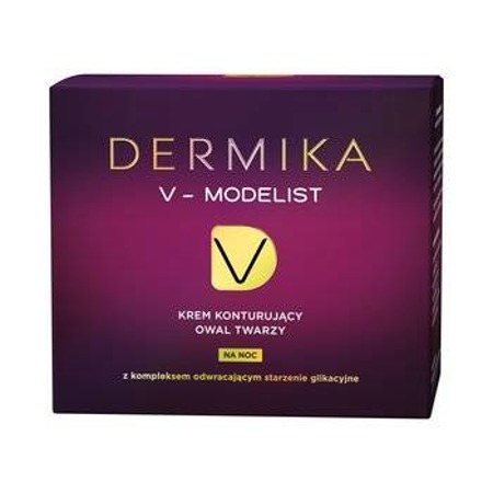 DERMIKA V-Modelist 60+ krem konturujący owal twarzy na noc 50ml