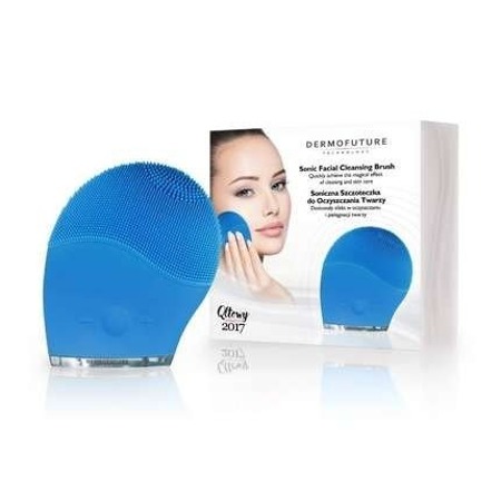 DERMOFUTURE Sonic Facial Cleansing Brush Blue