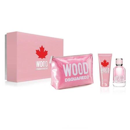 DSQUARED2 Wood Pour Femme edt 100ml + balsam 100ml + kosmetyczka