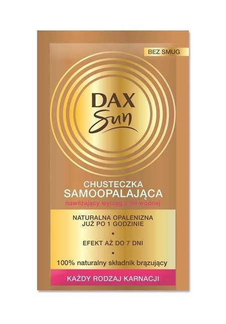 Dax Sun Chusteczka samoopalająca do każdego rodzaju karnacji 1szt