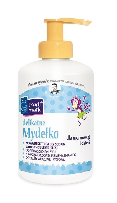 Delikatne mydełko dla niemowląt i dzieci w płynie 275ml