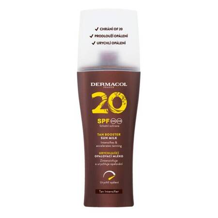 Dermacol Tan Booster Sun Milk mleczko ochronne przyspieszające opalanie SPF20 200ml