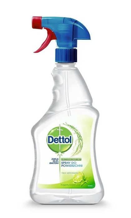 Dettol spray do czyszczenia powierzchni antybakteryjny Limonka i Mięta 500ml