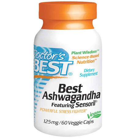 Doctor&#039;s Best Ashwagandha 125 mg 60 kapsułek