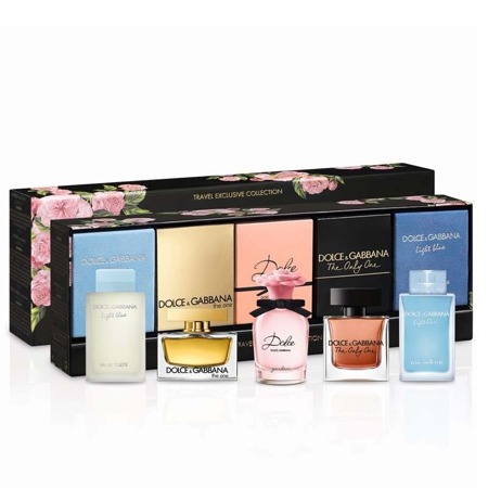 Dolce & Gabbana The Only One Edp 7,5ml + The One Edp 5ml + Light Blue Edt 4,5ml + Light Blue Intense Edp 4,5ml + Garden Edp 5ml