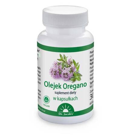 Dr. Jacob&#039;s Olejek Oregano 60 kapsułek