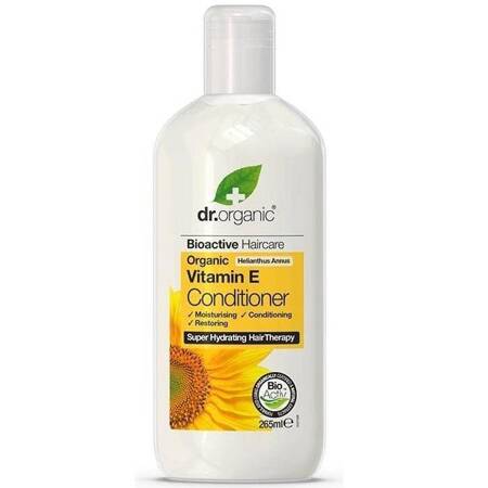 Dr.Organic Vitamin E Conditioner super nawilżająca odżywka do włosów cienkich 265ml