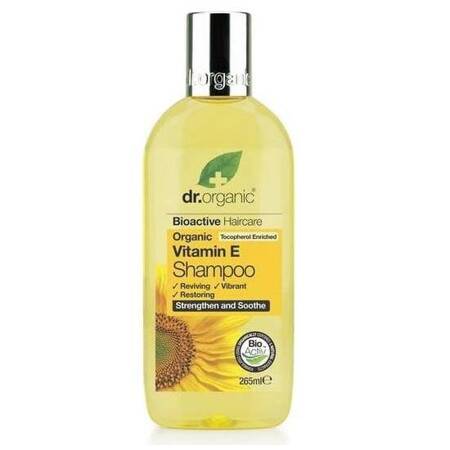 Dr.Organic Vitamin E Shampoo szampon rewitalizująco-regenerujący do włosów cienkich 265ml