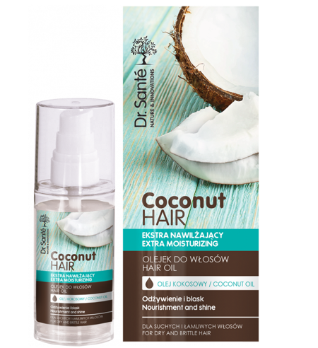 Dr. Sante Coconut Hair Oil olejek kokosowy ekstra nawilżający 50ml