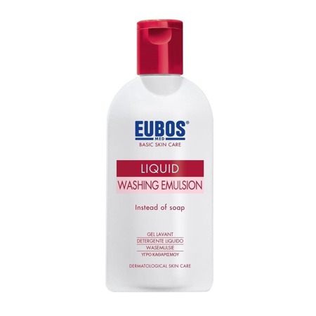 EUBOS Med Basic Skin Care Liquid Washing Emulsion Red 200ml