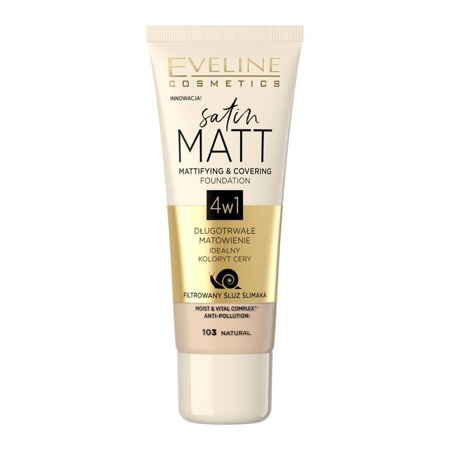 EVELINE Satin Matt Foundation 103 Natural 30ml