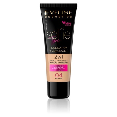 EVELINE Selfie Time Foundation & Concealer 04 Natural 30ml