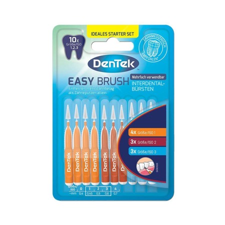 Easy Brush szczoteczka do przestrzeni międzyzębowych Mix 10szt