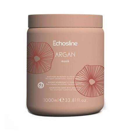 Echosline Argan maska do włosów z olejkiem arganowym 1000ml