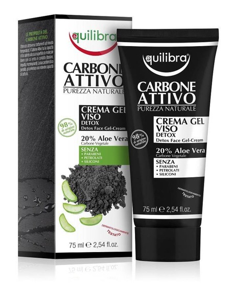 Equilibra Carbone Detox Face Gel-Cream 75ml