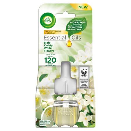 Essential Oils wkład do elektrycznego odświeżacza Białe Kwiaty 19ml