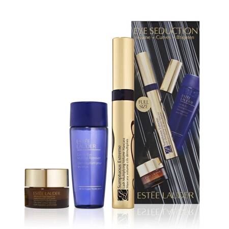 Estee Lauder Eye Seduction zestaw tusz do rzęs 8ml + krem pod oczy 5ml + płyn do demakijażu oczu 30ml