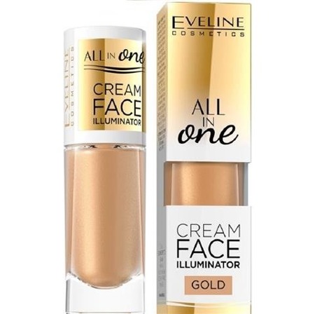 Eveline All In One Cream Face Illuminator Gold 8ml