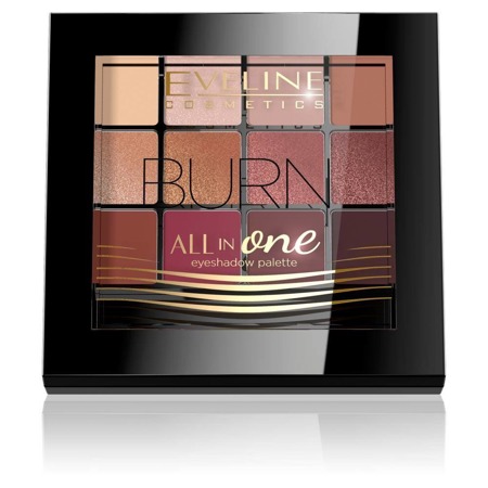 Eveline All In One Eyeshadow Palette paleta cieni do powiek 03 Burn 12 g