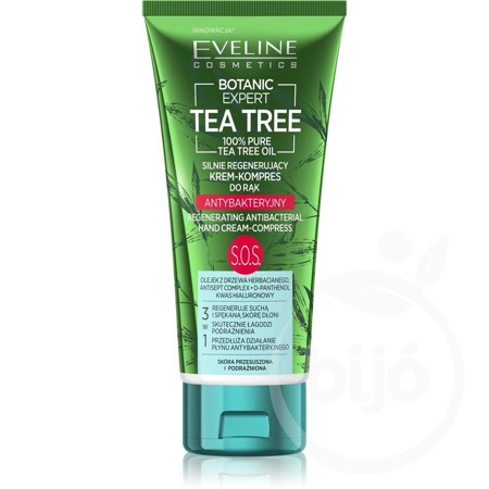 Eveline Botanic Expert Tea Tree silnie regenerujący krem-kompres do rąk antybakteryjny 100ml