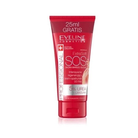 Eveline Cosmetics Extra Soft SOS hand cream 5% urea + lanolina 10x100ml