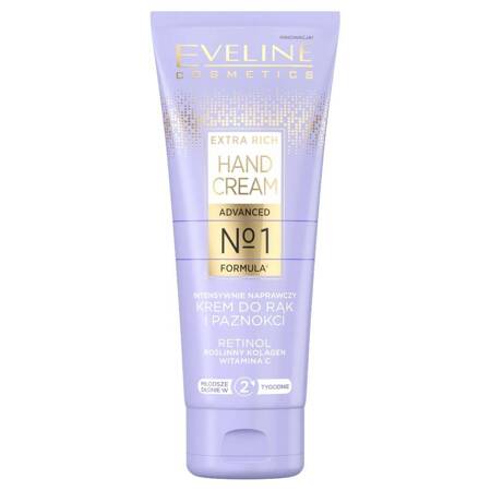 Eveline Extra Rich No1 intensywnie naprawczy krem do rąk i paznokci 75ml