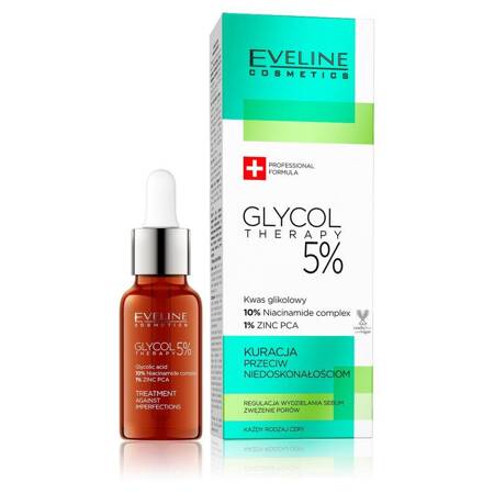 Eveline Glycol Therapy kuracja przeciw niedoskonałościom 5% 18ml