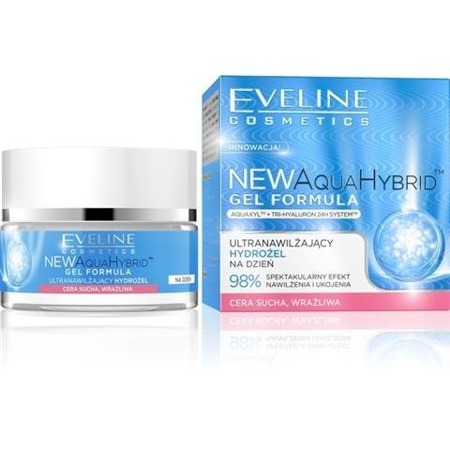 Eveline New Aqua Hybrid Gel Formula ultranawilżający hydrożel na dzień 50ml