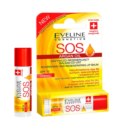 Eveline SOS Classic odżywczo-regenerujący balsam do ust 1szt