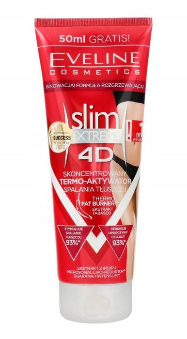 Eveline Slim Extreme 4D Antycellulit termoaktywne serum wyszczuplające 250ml