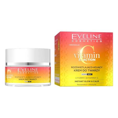 Eveline Vitamin C 3x Action rozświetlająco-kojący krem do twarzy 50ml