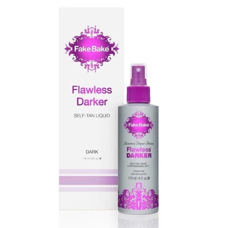 FAKE BAKE Flawless Self-Tan Liquid Dark 170ml + rękawica