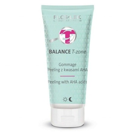 FLOSLEK Balance T-Zone Gommage peeling z kwasami AHA 125ml