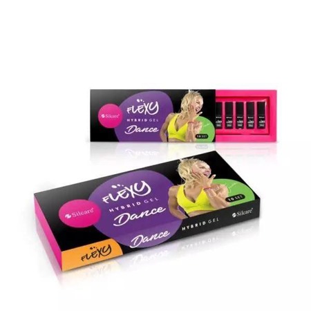 Flexy Dance Hybrid Gel zestaw lakierów hybrydowych 10x4.5g